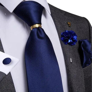 Men Luxury Red Silk Necktie Matching Cufflinks Set For Men Bridegroom Wedding Business Necktie Elegant Design Ideal Gift For Men