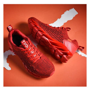 Men's Breathable Mesh Lace Running Shoes Outdoor Fitness Training Sports Shoes Non-slip Wear-resistant Casual Couple Sport Running Athletic Non Slip Fashion Sneakers