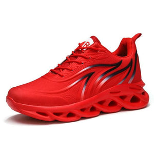 Men's Casual Sneakers Flame Print Running Mesh Shoes Outdoor Lightweight Twist Bottom Breathable Tennis Sport Shoes For Workout Walking Outdoor Sport Gym Fashion Sneakers