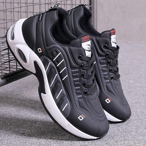 Men's  Leather Autumn Shoes Casual Sneakers Tennis Fashion White Trainers Sneakers Casual Leather Fashion Sneakers Breathable Sports Running Sneakers