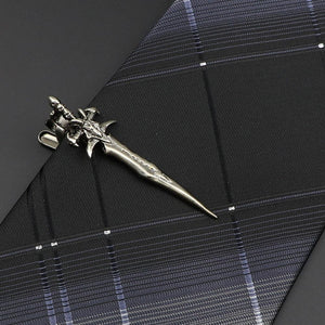 Men's Metal Tie Clip Vintage Unique Shape Bright Stainless Steel Necktie Clasp Gentleman's Party Luxury Tie Bars Clips Wedding Luxury Design Accessories For Men