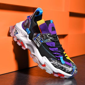 Mens Luxury Sneakers Casual Sports Trainer Race White Shoes Fashion Running Modern Sneakers Autumn Breathable Trendy Mens Walking Casual Sneakers