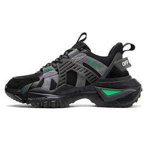 Mens Strong Casual Fashion Chunky Sneakers Height Increasing Spring Thick Sole Footwear Fashion High Quality Sneakers Slip on Walking Shoes High Top Casual Shoes For Men