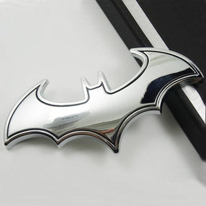 Metal 3D Bat Stickers Fan Emblems Batman 3D Car Badge Auto Car Logo Cartoon Bat Sticker Metal Badge Emblem Tail Decal Motorcycle Car Accessories  Metal Bat Car Emblem Logo Stickers Decal Decorations Bat Action Figures Auto Accessories