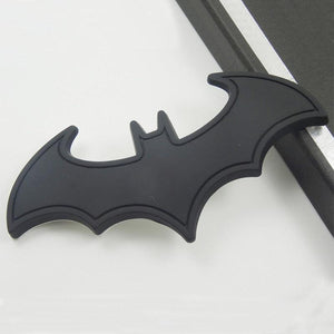 Metal 3D Bat Stickers Fan Emblems Batman 3D Car Badge Auto Car Logo Cartoon Bat Sticker Metal Badge Emblem Tail Decal Motorcycle Car Accessories  Metal Bat Car Emblem Logo Stickers Decal Decorations Bat Action Figures Auto Accessories