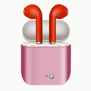 Metallic Wireless Earbuds & Charging Case Set