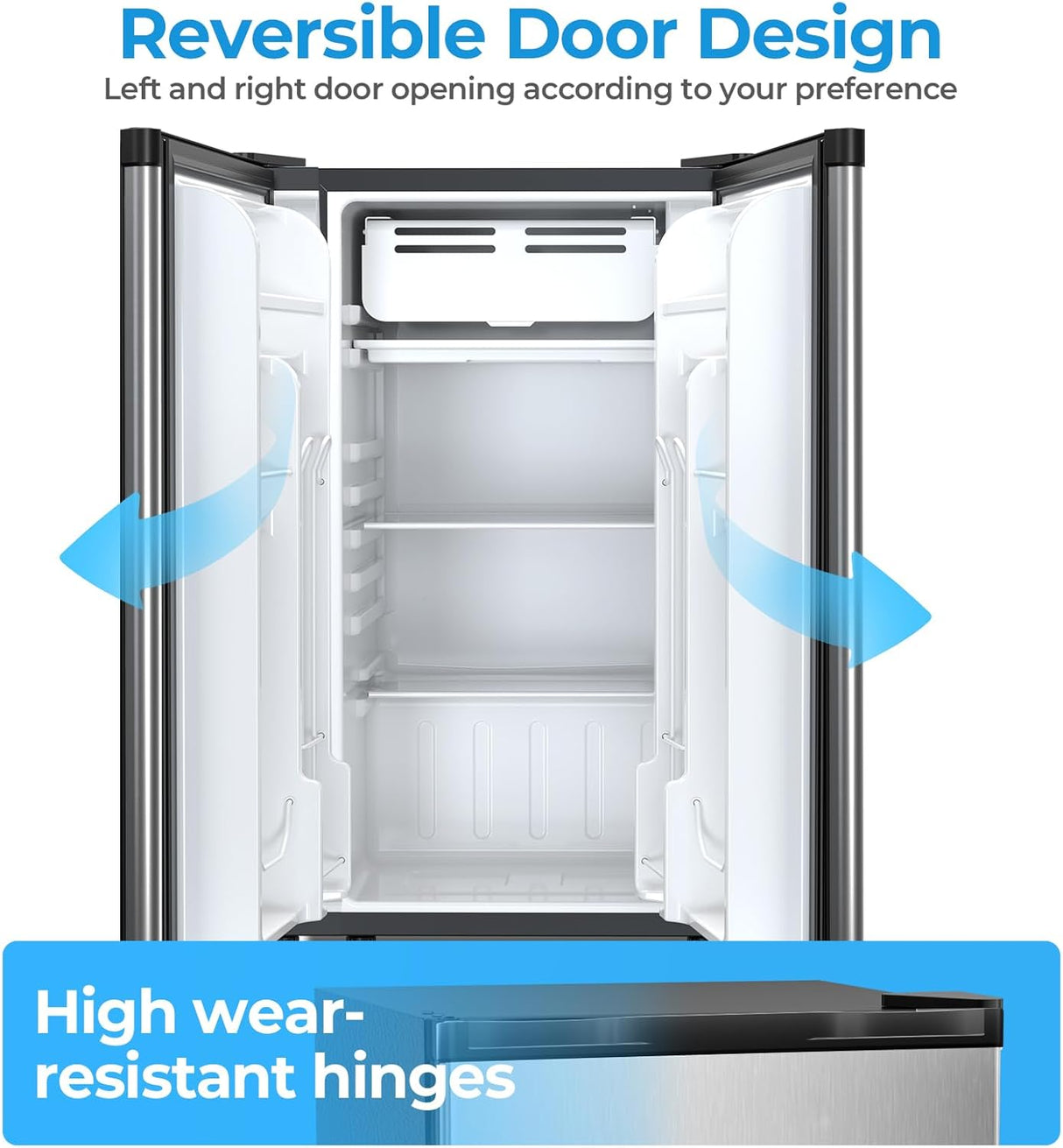 Mini Compact Refrigerator with Freezer, 2.6 Cu.Ft 58070RRE0