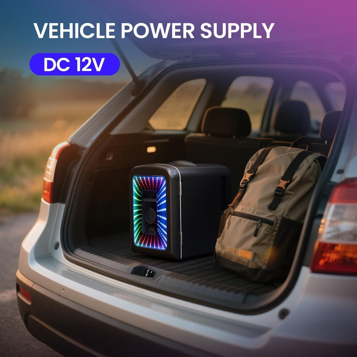 Mini Compact Refrigerator with Gaming Light  F3404L