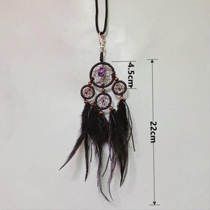 Mini Dream Catcher With Natural Feather Wind Chime Hanging Handmade Lace Feathers Bead Dream Catcher Wind Chimes Hanging Home Room Decoration Car Pendant Ornament Craft Dreamcatcher For Gift Memorial Festival Photography