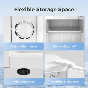 1.6\2.6\3.2 cu. ft Mini Fridge with Freezer