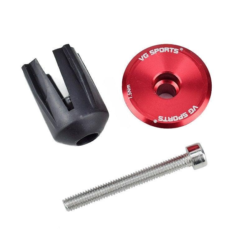 Mini Lightweight Lock Mountain Bicycle Grip Handlebar End Cap Handle Bar Grips End Plugs Mountain Bike Road Bicycle One Pair Bike Handlebar End Plugs Aluminum Alloy Expansion Handlebar Grips Cap