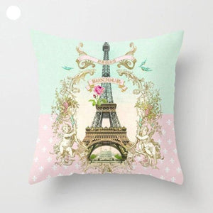 Mint Green Cushion Cover Pillowslip Home Supplies Decorative Fresh Mint Green Gray Watercolour Stripes Generic Solid Decorative Bedroom Pillow Cases Covers Pillow Case Simple Living Room
