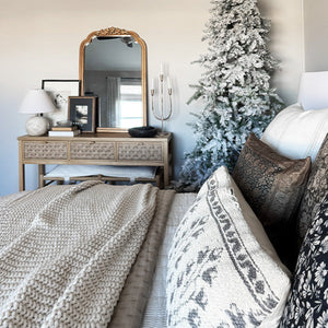 Antique Inspired Ornate Gold Mirror