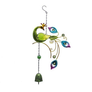 Mobile Hanging Wind Chimes Yard Garden Beauty Peacock Design Large Hanging Home Decor Pendant Outdoor Ornament For Home Garden Decoration Room Decor