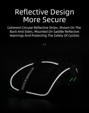 Modern Bike Bag Seat Bag Bike Accessories Bike Seat Bag Waterproof Bicycle  Bag Under Seat 3D Shell Cycling Seat Pack For Mountain Road Bikes