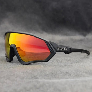 Modern Black Bike Glasses Sports Running Eyewear Fishing Polarized Glasses For Men And Women Cool Unisex Cycling UV400 Glasses For Running