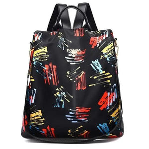 Modern Elegant  Waterproof Women's Backpack Fashionable Anti-theft Women Backpacks Nice Print School Bag High Quality Large Capacity Backpack