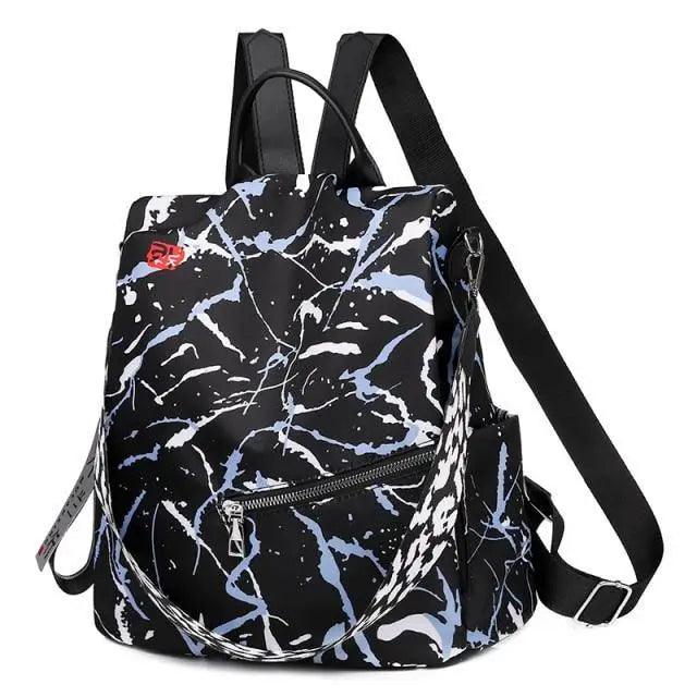Modern Elegant  Waterproof Women's Backpack Fashionable Anti-theft Women Backpacks Nice Print School Bag High Quality Large Capacity Backpack