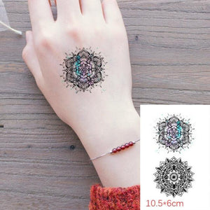 Modern Small Tattoo Sun Moon Heart Waterproof Temporary Tattoos High Quality Design For Womens