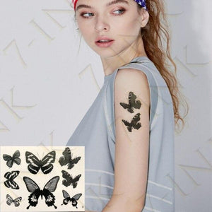 Modern Small Tattoo Sun Moon Heart Waterproof Temporary Tattoos High Quality Design For Womens