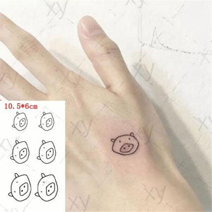 Modern Small Tattoo Sun Moon Heart Waterproof Temporary Tattoos High Quality Design For Womens
