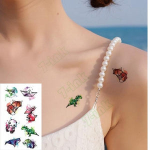 Modern Small Tattoo Sun Moon Heart Waterproof Temporary Tattoos High Quality Design For Womens