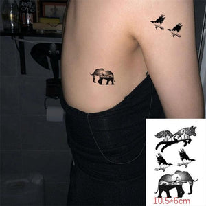 Modern Small Tattoo Sun Moon Heart Waterproof Temporary Tattoos High Quality Design For Womens