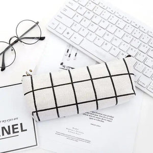 Modern Student Pencil Case Minimalist Simple Pen Bags Durable Zipper Pencil Cases For Office