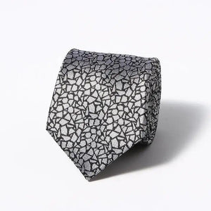 Modern Style Black Brown Wedding Neck Ties For Men Stylish Stripe Design Wedding And Casual Suit Neckties For Men