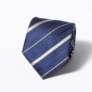 Modern Style Black Brown Wedding Neck Ties For Men Stylish Stripe Design Wedding And Casual Suit Neckties For Men
