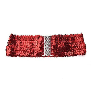 Modern Wide Fabric Strap Silver Metal Buckle Belts For Women Trendy Fashion Stretchable Classic Belts