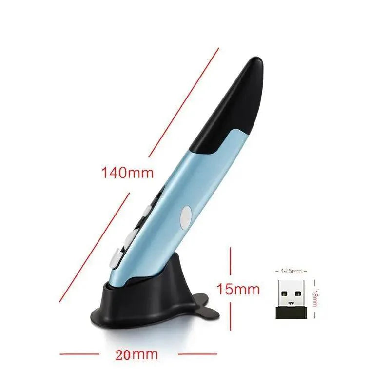 Modern Wireless Vertical Pen Mouse Optical USB Cool Style Pen-Shaped Mice Adjustable DPI Wireless Mouse For Laptop 2.4Ghz