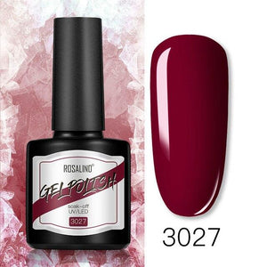 Modern Womens Glossy Colorful 8ml Nail Gel Polish Permanent UV LED  High Quality Crystal Effect Design