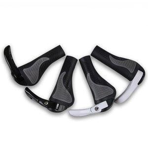 Mountain Bike Grips Handlebar Grips Handle Bar End Ergonomic Bicycle Handlebar Grips Comfort Bicycle Bar Grip Non-Slip Rubber Anti-Slip Designed For Handlebars Ergonomic Lock-on Bicycle Handlebar Grips