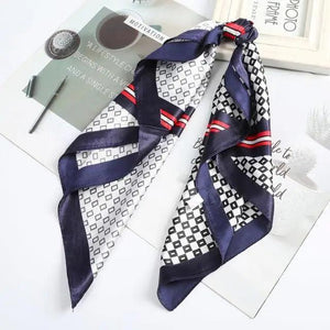 Multi-Functional Square Silk Scarf 60*60cm Headband Hairbands Hair Hoop Accessories For Women,Girl,Lady Head Neck Satin Scarf Handkerchief