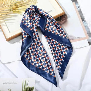 Multi-Functional Square Silk Scarf 60*60cm Headband Hairbands Hair Hoop Accessories For Women,Girl,Lady Head Neck Satin Scarf Handkerchief