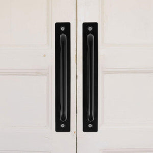 Multi-Purpose Door Handles Balcony Bedroom Cupboard Drawer Pulls Furniture Knobs Kitchen Bar Cabinet Door Handles Grab Hole Free Kitchen Cabinet Handle Furniture Hardwar