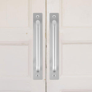 Multi-Purpose Door Handles Balcony Bedroom Cupboard Drawer Pulls Furniture Knobs Kitchen Bar Cabinet Door Handles Grab Hole Free Kitchen Cabinet Handle Furniture Hardwar