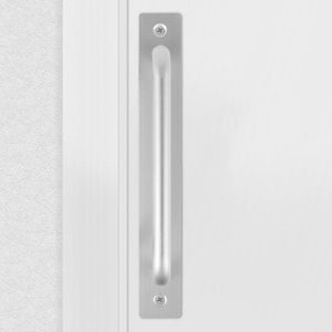 Multi-Purpose Door Handles Balcony Bedroom Cupboard Drawer Pulls Furniture Knobs Kitchen Bar Cabinet Door Handles Grab Hole Free Kitchen Cabinet Handle Furniture Hardwar