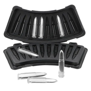 Multifunctional Ice Cube Maker Creative Silica Gel Gun Bullet Skull Shape Tray Mold Home Bar Party Cool Whiskey Wine Ice Cream Bar Tool