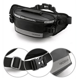 Multifunctional Outdoor Anti-Theft Waist Bag Men Fashionable Waterproof Fanny Pack Adjustable Belt Travel Bag