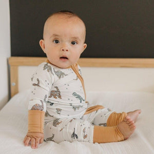 Mummy-Saurus Rex Bamboo Zippy Romper *Newborn & 0-3 months only