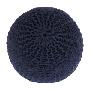 Samiyah Hand Knitted Pouf