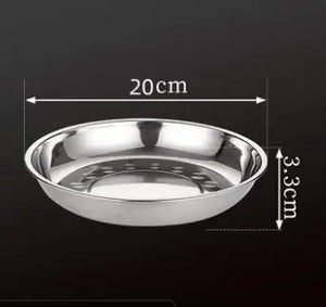 Stainless Steel Tableware Dinner Plate