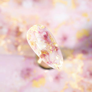 Nail Foils Marble Flower Series Iridescent Nail Art Transfer Sticker Paper Slider Nail Water Decal Design Manicures Decorations  Art Manicures Decoration New Gold Nail Transfer Foils for Nail Arts Nails Supply Holographic Effect Nail Art Foil Stickers Hol