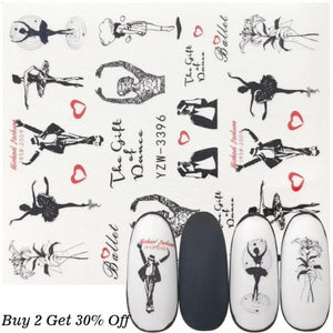 Nail Watermark Decals Sexy lips Middle finger Sexy girl Water Transfer Slider Russia Words Manicure Tattoos Sliders For Manicure Women Kids Girls Manicure Decoration Nail Art Supplies 3D Self-Adhesive Nail Decals Designer Nail Stickers for Acrylic Nails