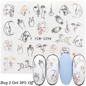 Nail Watermark Decals Sexy lips Middle finger Sexy girl Water Transfer Slider Russia Words Manicure Tattoos Sliders For Manicure Women Kids Girls Manicure Decoration Nail Art Supplies 3D Self-Adhesive Nail Decals Designer Nail Stickers for Acrylic Nails