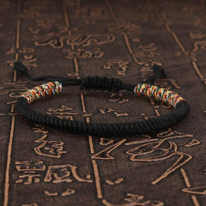 National Style Lucky Red String Bracelet Handmade Braided Knot Charm Bracelets For Women Men Red Bracelet Protection Red Cord Bracelet Adjustable Braided Knot Bracelet