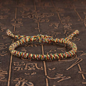 National Style Lucky Red String Bracelet Handmade Braided Knot Charm Bracelets For Women Men Red Bracelet Protection Red Cord Bracelet Adjustable Braided Knot Bracelet