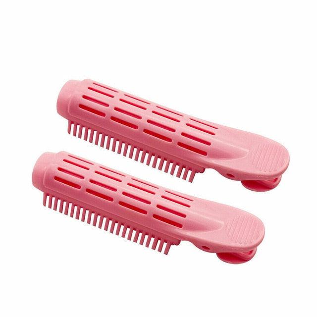 Natural Fluffy Hair Clip Curly Hair Plastic Hair Root Fluffy Clip Bangs Hair Styling Clip Candy Color Hairpins Curly Hair Styling Tool Hair Rollers Small And Easy to Carry Hair Accessories